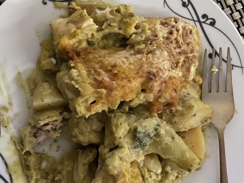 Cliquez pour zoomer ! Gratin de poulet et brocolis Thermomix par Samvlt