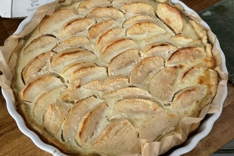Cliquez pour zoomer ! Tarte au boudin noir et aux pommes Thermomix par Samvlt