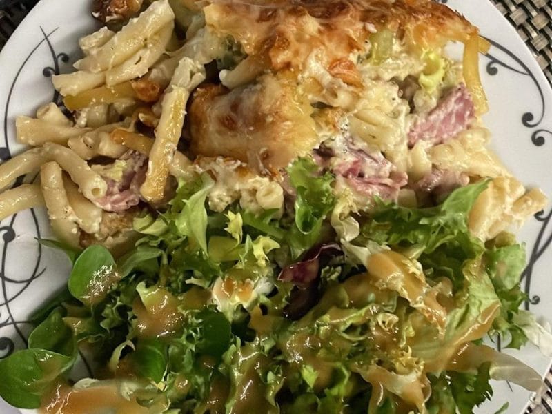 Cliquez pour zoomer ! Gratin de pâtes au brocoli Thermomix par Samvlt