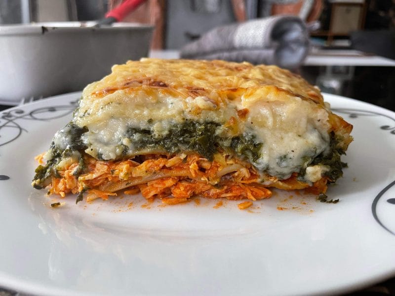 Cliquez pour zoomer ! Lasagnes au poulet et aux épinards Thermomix par Samvlt