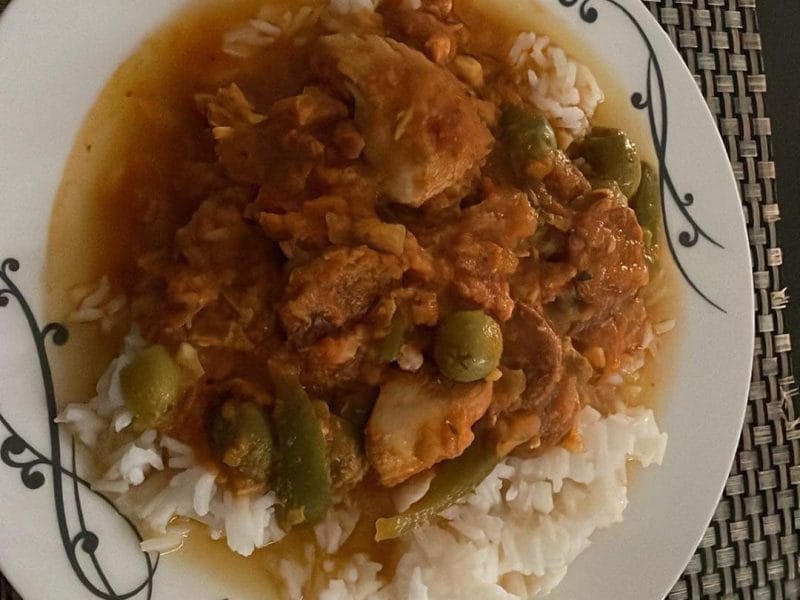 Cliquez pour zoomer ! Sauté de poulet au chorizo Thermomix par Samvlt