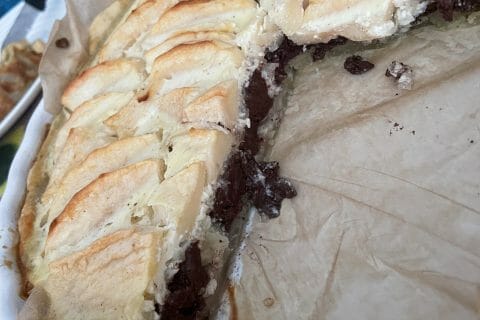 Cliquez pour zoomer ! Tarte au boudin noir et aux pommes Thermomix par Samvlt