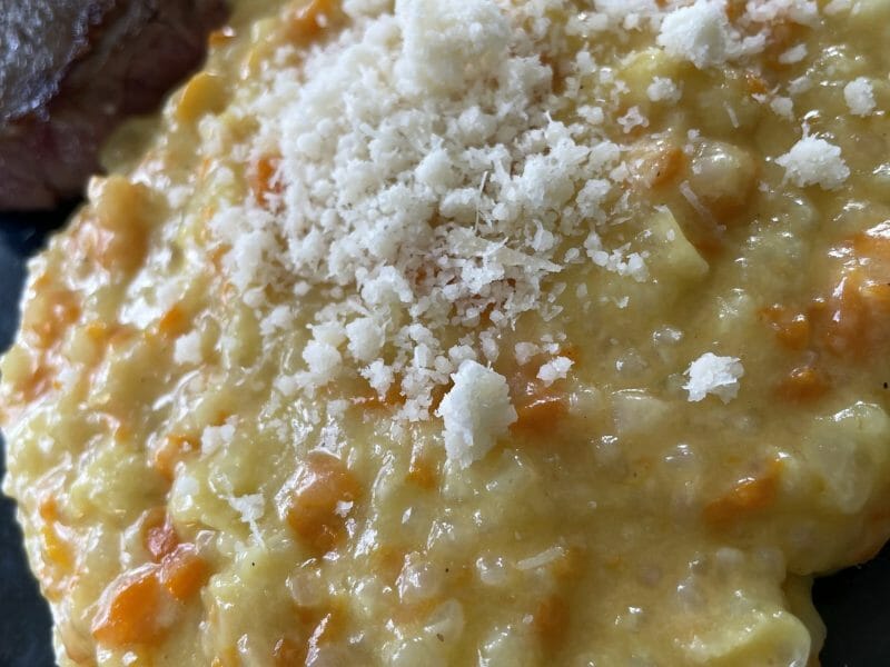 Cliquez pour zoomer ! Risotto aux carottes et parmesan Thermomix par Samvlt