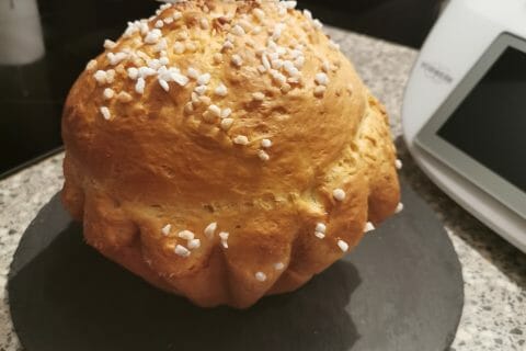 Cliquez pour zoomer ! Mouna (brioche de pâques) au Thermomix