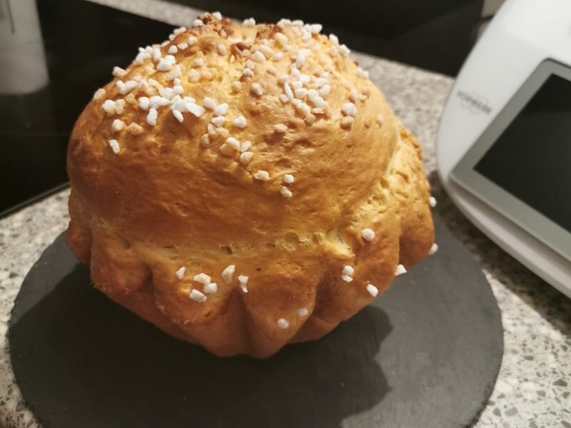 Cliquez pour zoomer ! Mouna (brioche de pâques) Thermomix par MarineGajac