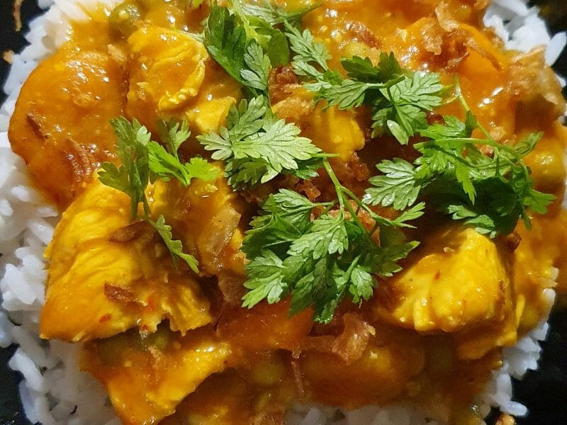 Cliquez pour zoomer ! Poulet Thaï au curry Thermomix par petitchatoune