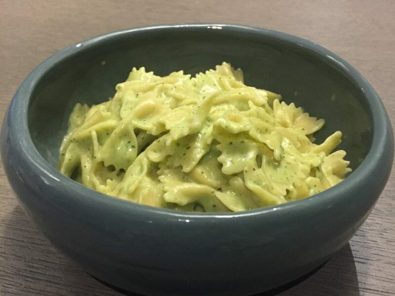 Cliquez pour zoomer ! Farfalle à la crème de courgettes Thermomix par Margaux59