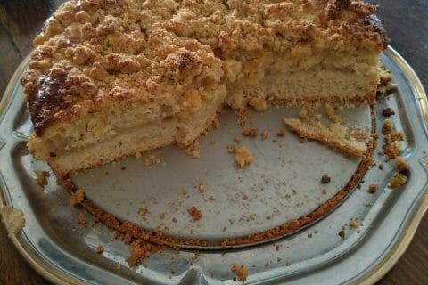 Cliquez pour zoomer ! Tarte aux pommes façon crumble Thermomix par muriel1313