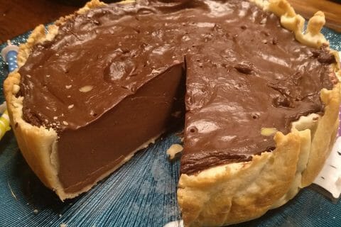 Cliquez pour zoomer ! Flan pâtissier au chocolat Thermomix par muriel1313
