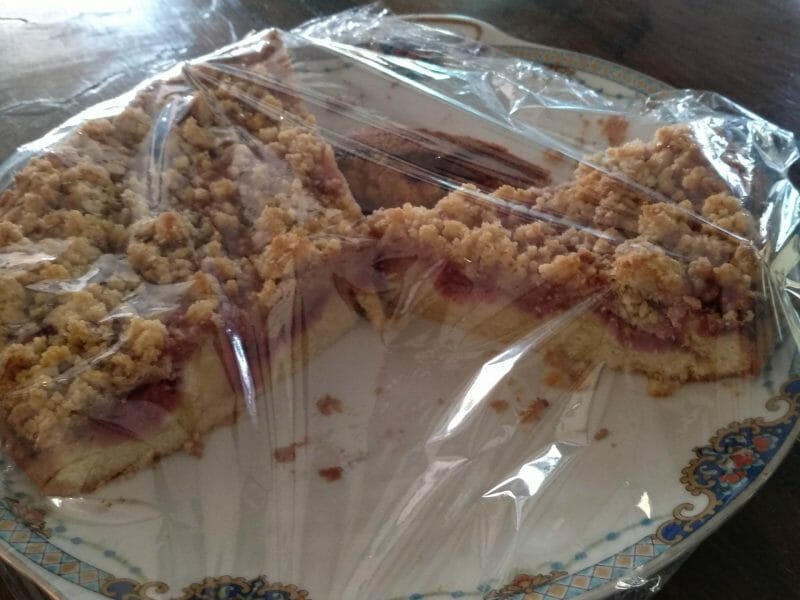Cliquez pour zoomer ! Crumb cake framboises Thermomix par muriel1313