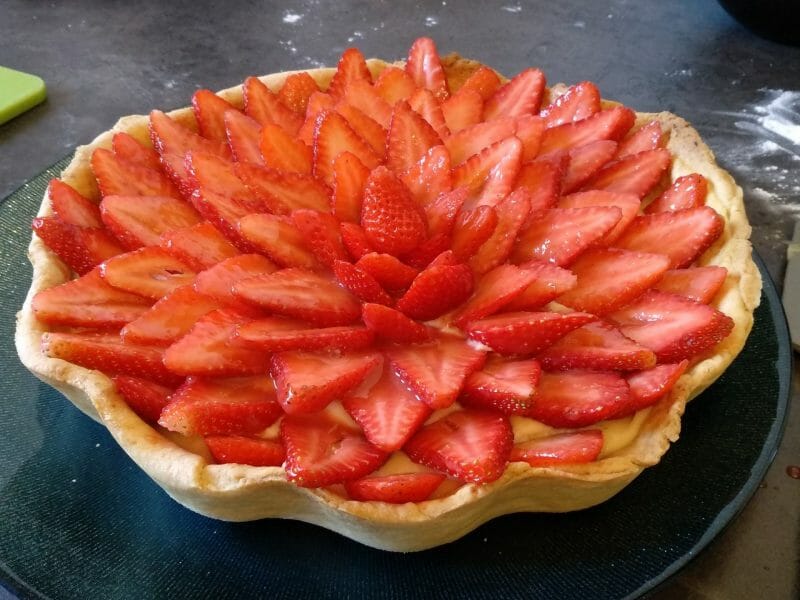 Cliquez pour zoomer ! Tarte aux fraises Thermomix par muriel1313