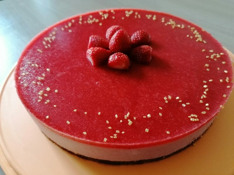 Cliquez pour zoomer ! Bavarois aux fraises Thermomix par Fanfan30