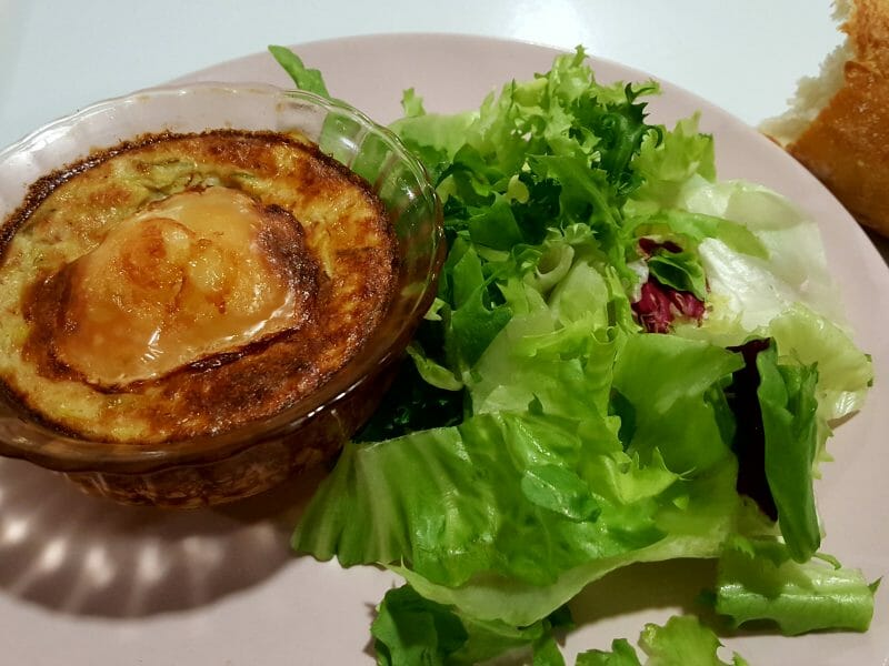 Cliquez pour zoomer ! Clafoutis de poireaux et lardons Thermomix par mc276