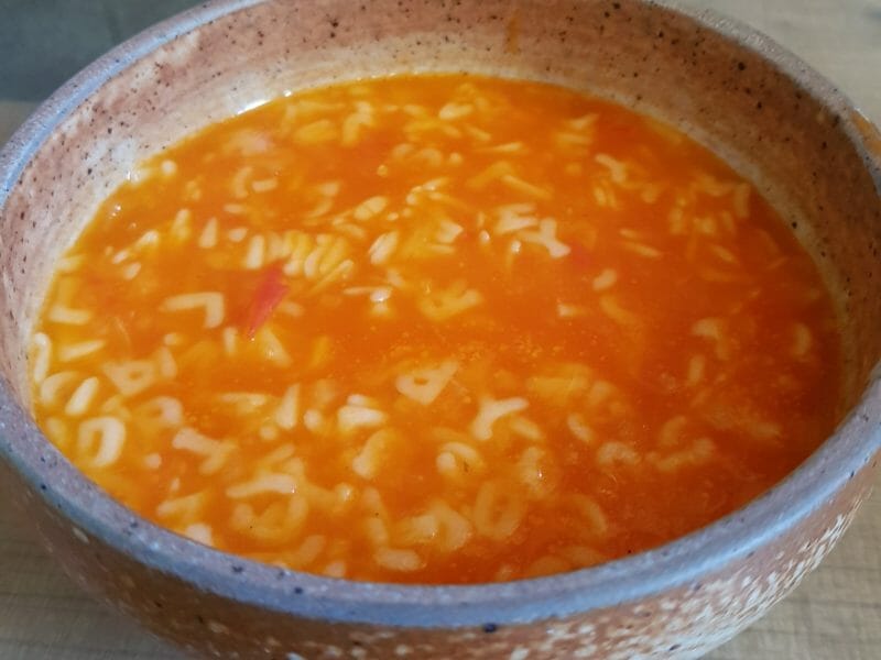 Soupe alphabet au Thermomix - Cookomix