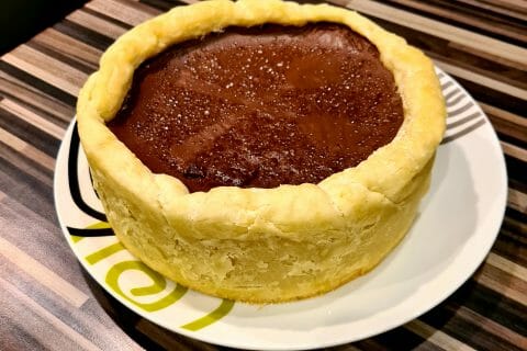 Cliquez pour zoomer ! Flan pâtissier au chocolat Thermomix par audreyb62