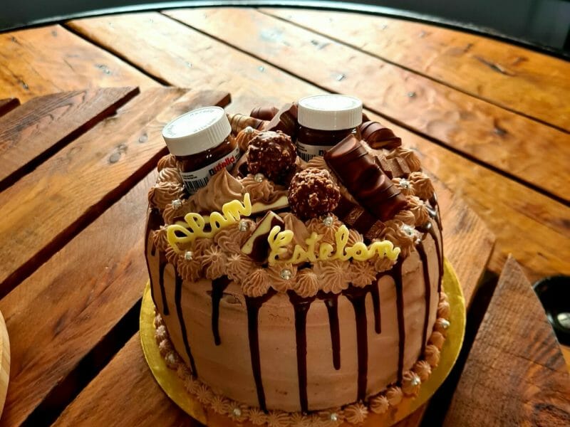 Cliquez pour zoomer ! Layer cake Kinder Bueno Thermomix par audreyb62