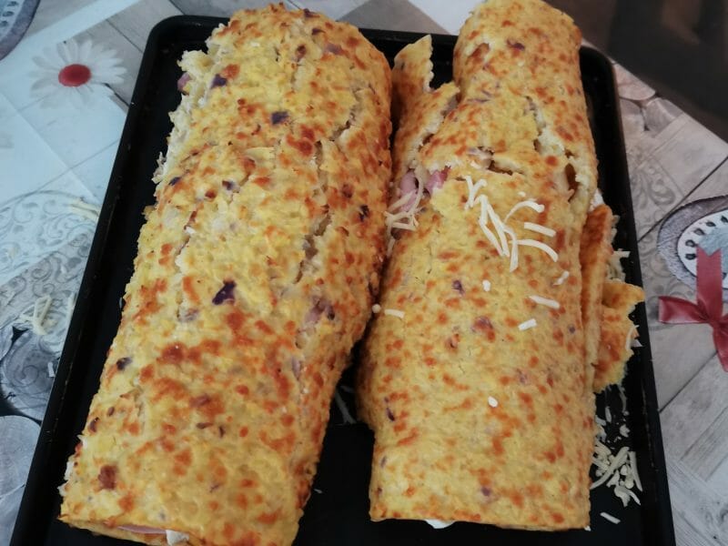 Cliquez pour zoomer ! Roulé de pommes de terre, jambon et reblochon Thermomix par jenny_58