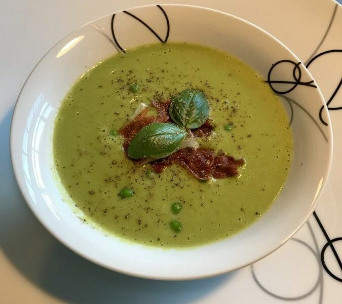 Cliquez pour zoomer ! Velouté de petits pois Thermomix par Ladca