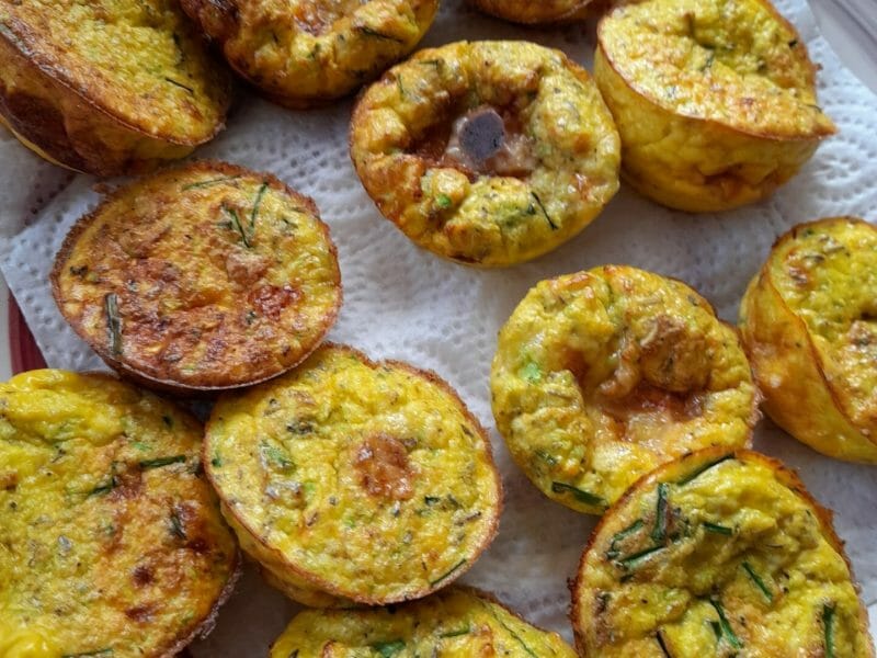 Cliquez pour zoomer ! Mini frittatas à la courgette et chèvre Thermomix par stl_5