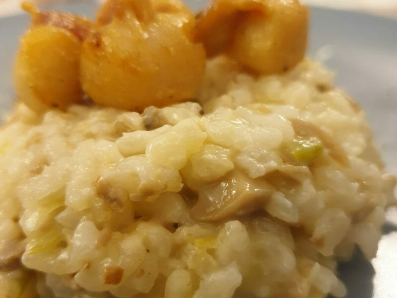 Cliquez pour zoomer ! Risotto champignons et courgettes Thermomix par maya751794