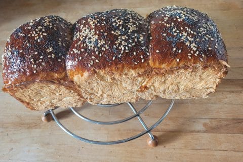 Cliquez pour zoomer ! Pain de mie aux blancs d’oeufs et aux graines de céréales Thermomix par chacha80