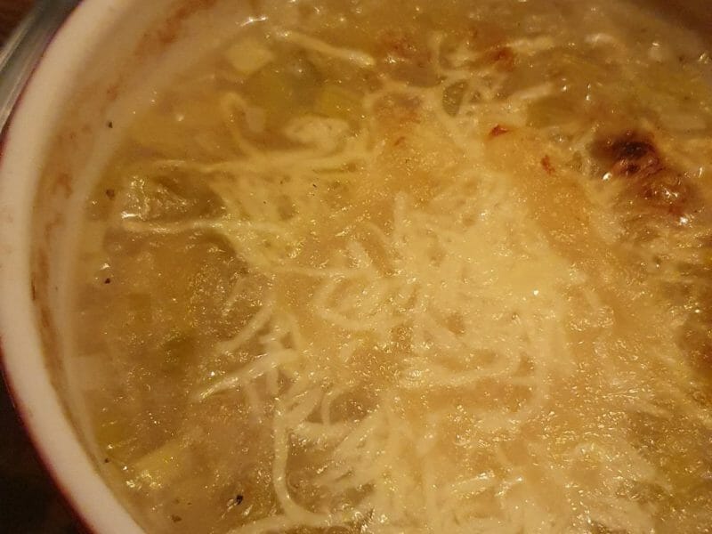 Cliquez pour zoomer ! Soupe de poireaux gratinée Thermomix par sandradeb