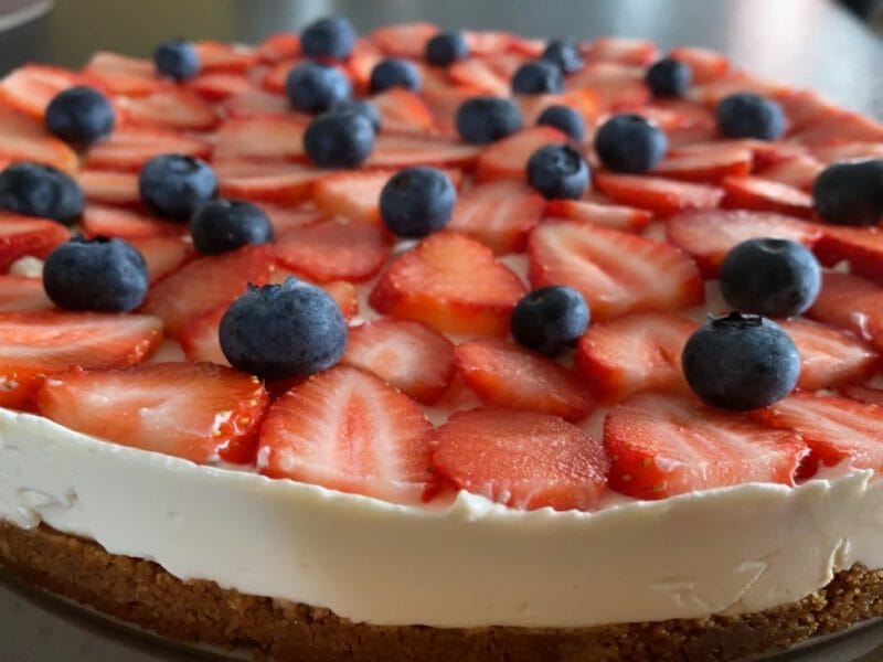 Cliquez pour zoomer ! Tarte aux fraises sans cuisson Thermomix par shuu68