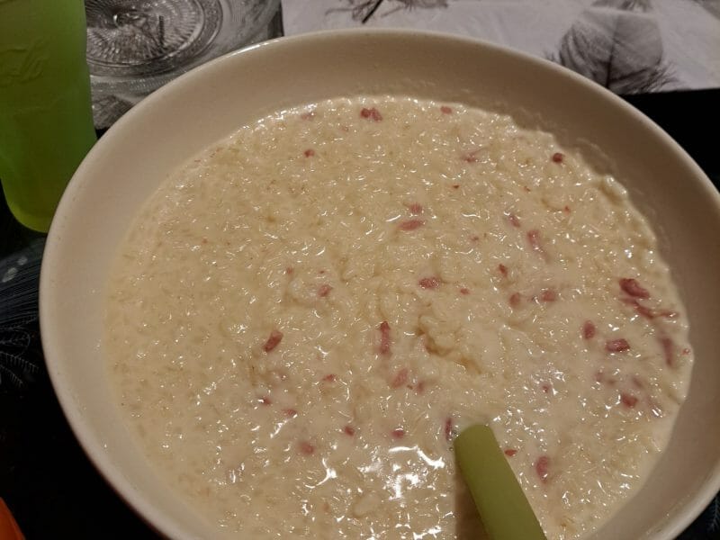 Cliquez pour zoomer ! Risotto façon carbonara Thermomix par alexandra_233