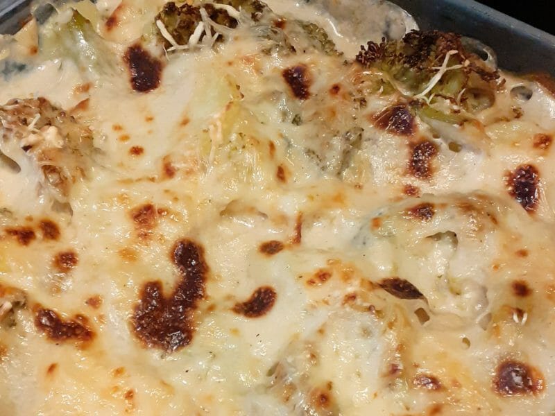 Cliquez pour zoomer ! Gratin de pommes de terre et brocolis Thermomix par Sandy