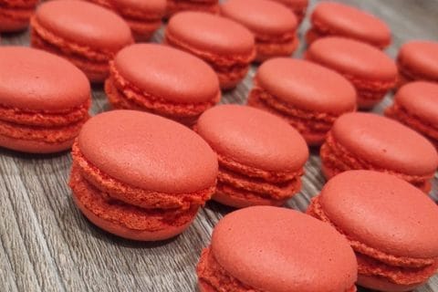 Cliquez pour zoomer ! Ganaches coco et fraise tagada pour macarons Thermomix par marjo_bm
