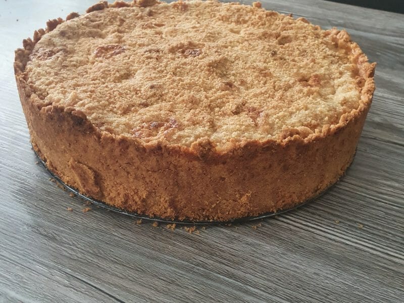 Cliquez pour zoomer ! Tarte aux pommes façon crumble Thermomix par marjo_bm