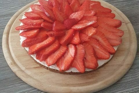 Cliquez pour zoomer ! Tarte aux fraises sans cuisson Thermomix par marjo_bm