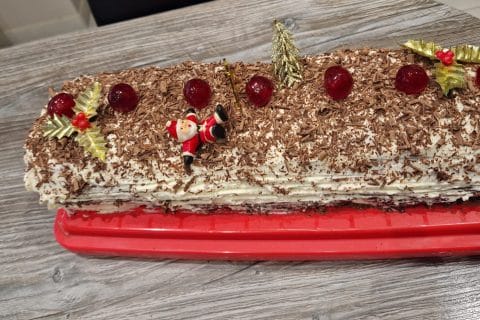 Cliquez pour zoomer ! Bûche forêt noire Thermomix par marjo_bm