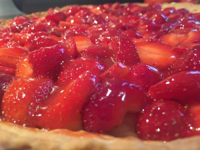 Cliquez pour zoomer ! Tarte aux fraises Thermomix par clamix