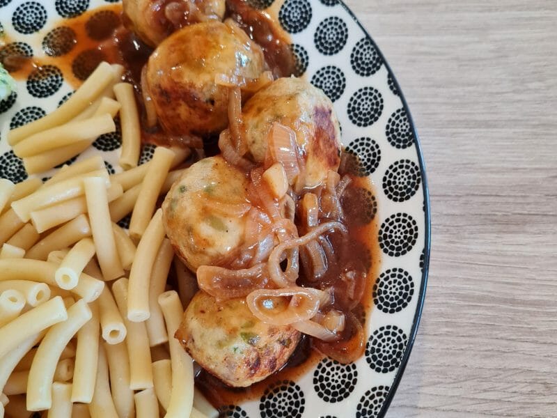 Cliquez pour zoomer ! Boulettes de poulet aux olives Thermomix par valerie_280