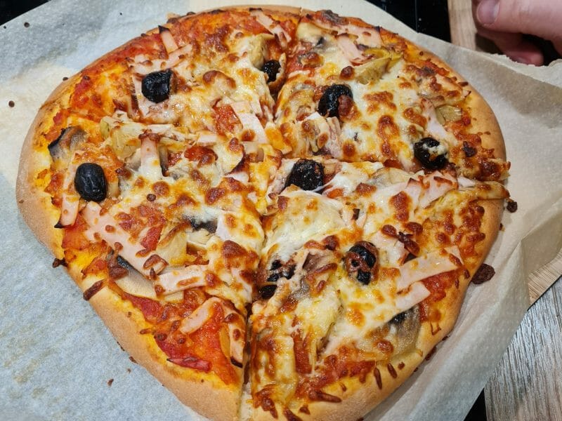 Cliquez pour zoomer ! Pizza capricciosa Thermomix par valerie_280