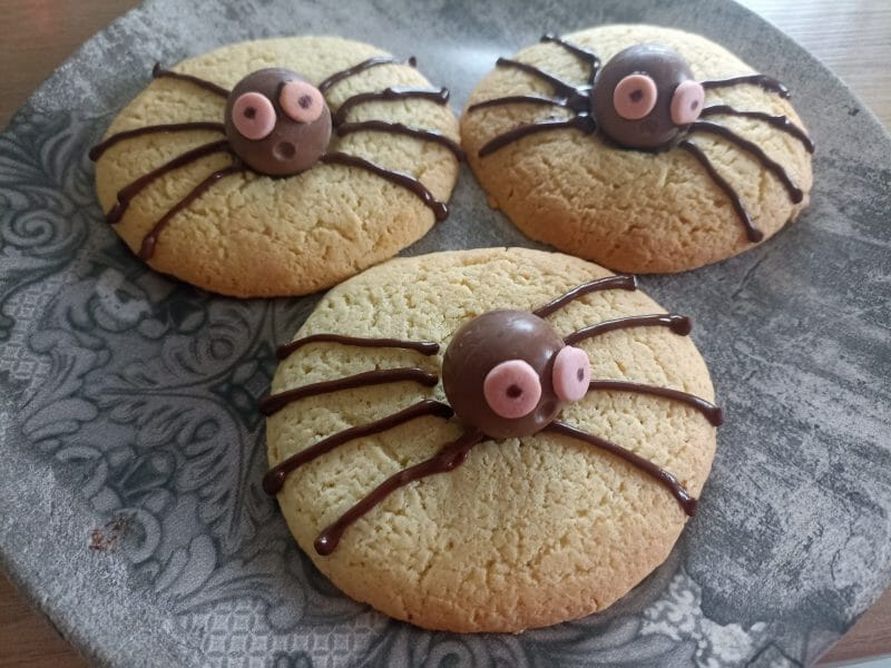Cliquez pour zoomer ! Spider cookies – cookies araignées Thermomix par dietetique80
