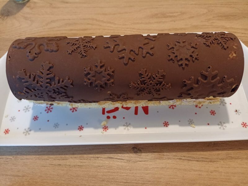 Cliquez pour zoomer ! Bûche Ferrero Rocher Thermomix par dietetique80