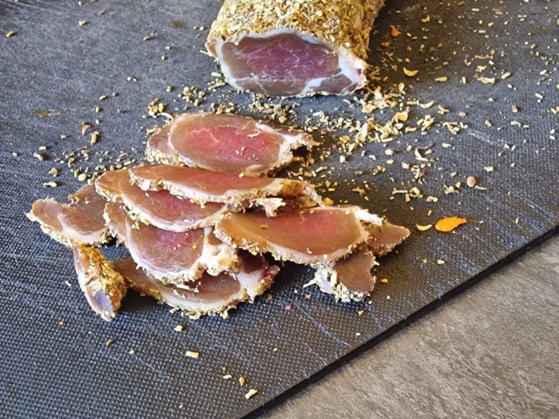 Cliquez pour zoomer ! Filet mignon séché aux herbes Thermomix par jtebich19