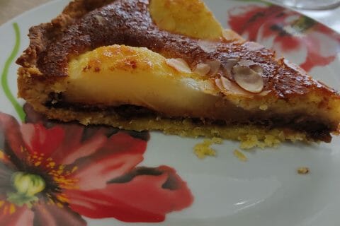 Cliquez pour zoomer ! Tarte aux poires sur lit de chocolat Thermomix par jerome_86