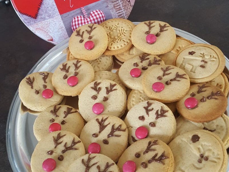 Cliquez pour zoomer ! Sablés rennes de Noël Thermomix par jmdegustation