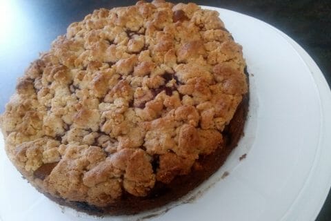 Cliquez pour zoomer ! Crumb cake framboises Thermomix par jmdegustation