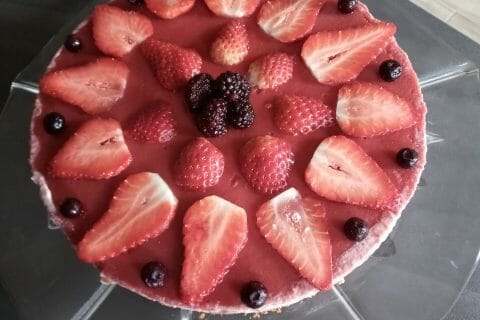 Cliquez pour zoomer ! Bavarois aux fraises Thermomix par tha