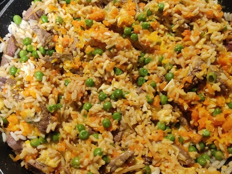 Cliquez pour zoomer ! Riz au bœuf à la chinoise Thermomix par nenette31430