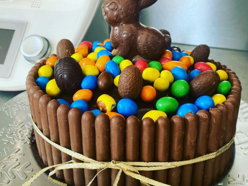 Cliquez pour zoomer ! Gâteau lapin de Pâques Thermomix par Lili06