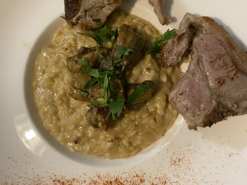 Cliquez pour zoomer ! Risotto aux cèpes Thermomix par lilykai