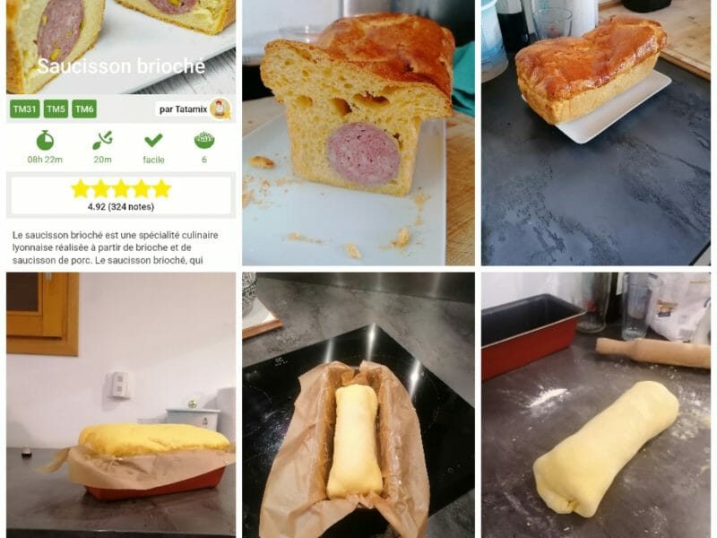 Cliquez pour zoomer ! Saucisson brioché Thermomix par laetitiaco