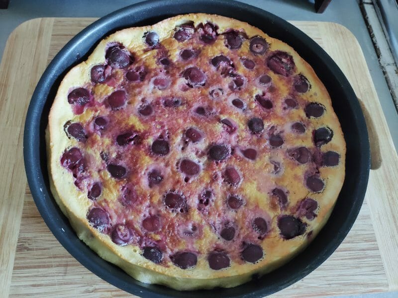 Cliquez pour zoomer ! Clafoutis aux cerises Thermomix par KlrV