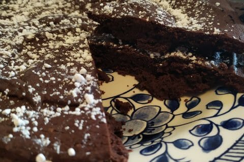 Cliquez pour zoomer ! Kladdkaka – Gâteau au chocolat suèdois Thermomix par amandine_362