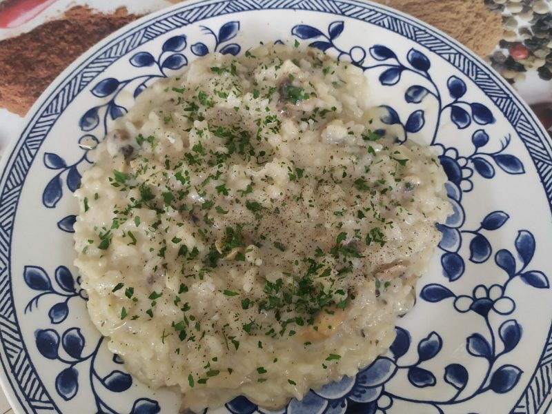 Cliquez pour zoomer ! Risotto au gorgonzola et champignons Thermomix par amandine_362